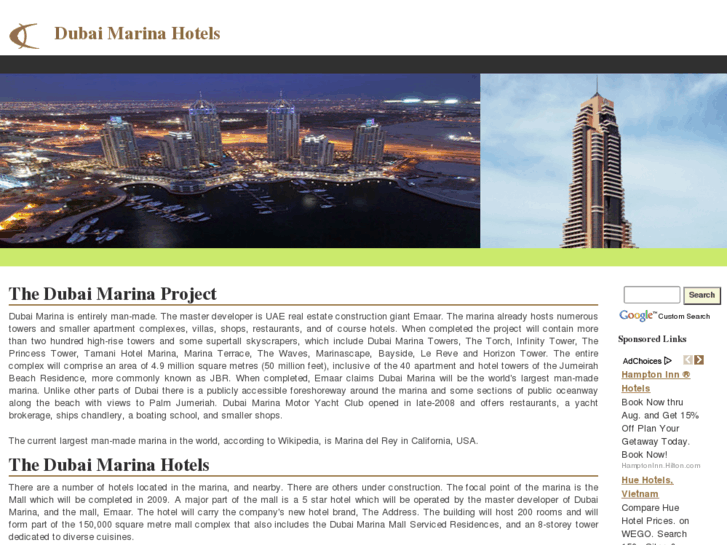 www.dubaimarinahotels.com