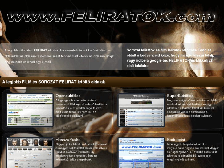 www.feliratok.com