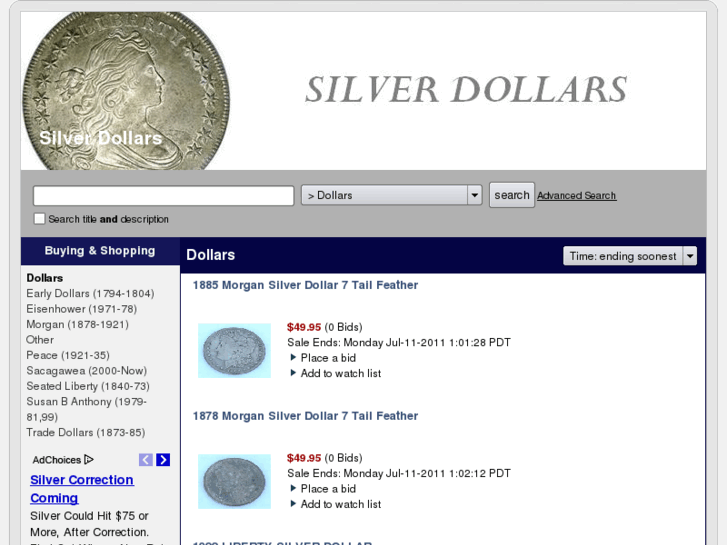 www.silverdollars.ws