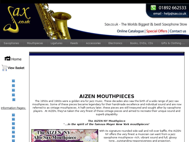 www.aizenmouthpieces.com