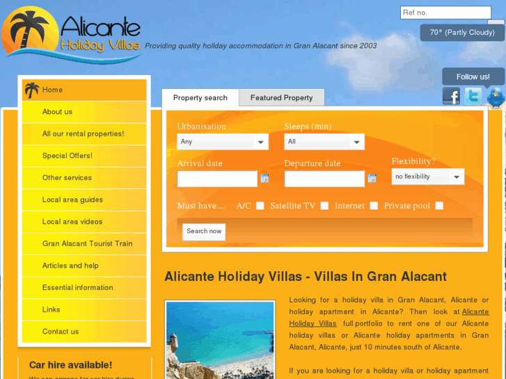 www.alicanteholidayvillas.com