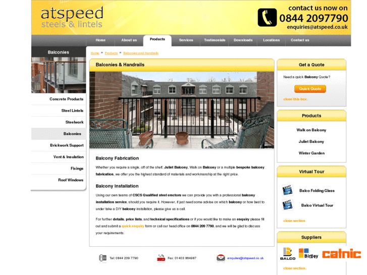 www.atspeed-balconies.com