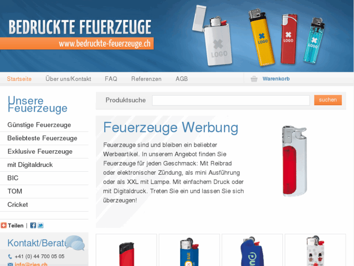 www.bedruckte-feuerzeuge.ch