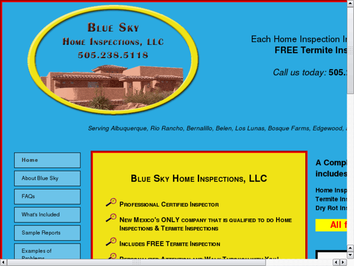 www.blueskyhomeinspections.biz