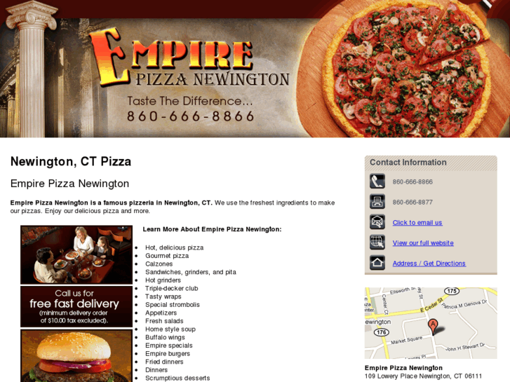 www.empirepizzanewington.com