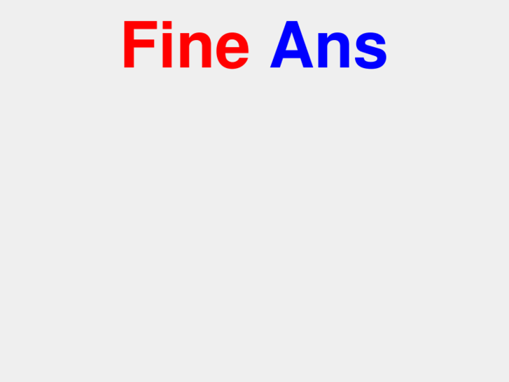 www.fineans.com