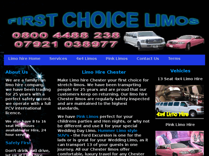 www.hirechesterlimo.co.uk