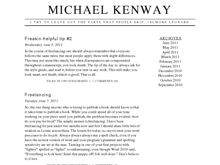 www.michaelkenway.com