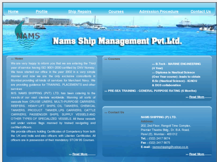 www.namsshipping.com