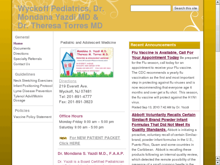 www.wyckoffpediatrics.com