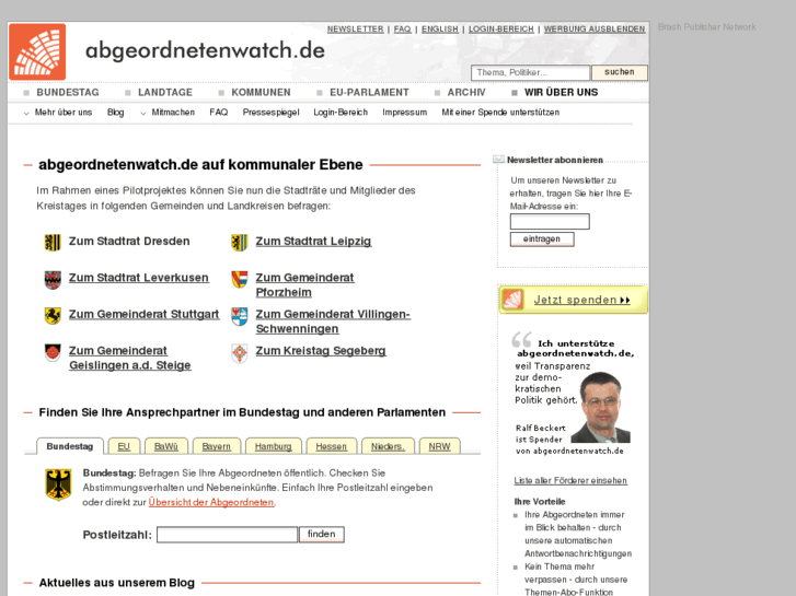 www.abgeordnetenwatch.de