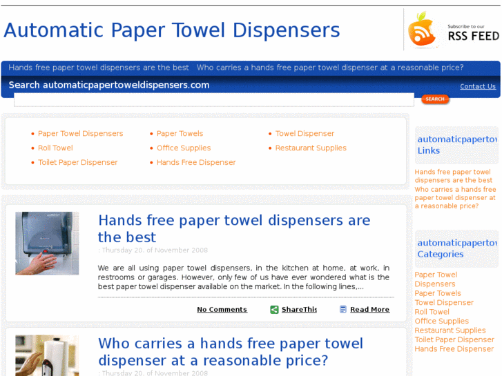 www.automaticpapertoweldispensers.com