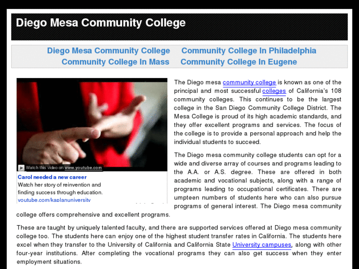 www.diegomesacommunitycollege.info