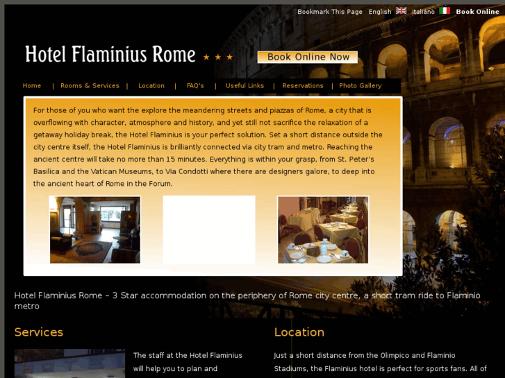 www.hotelflaminiusrome.com