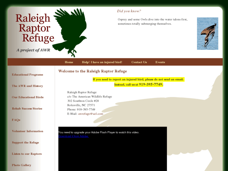 www.raleighraptorrescue.org