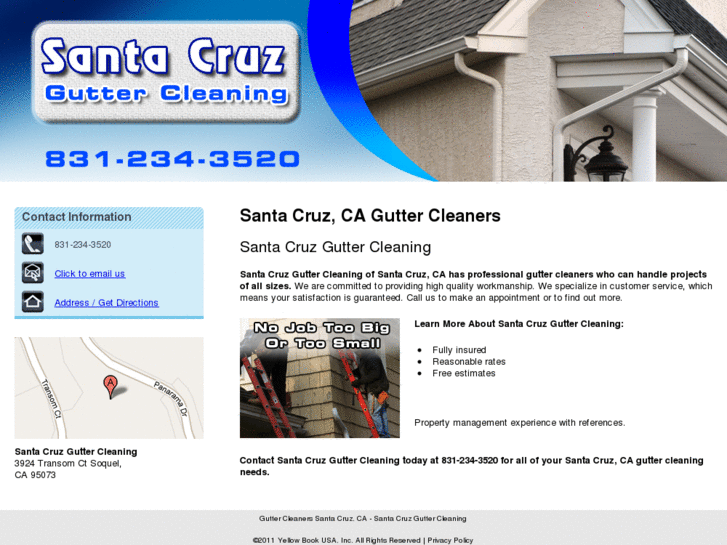 www.santacruzguttercleaning.net