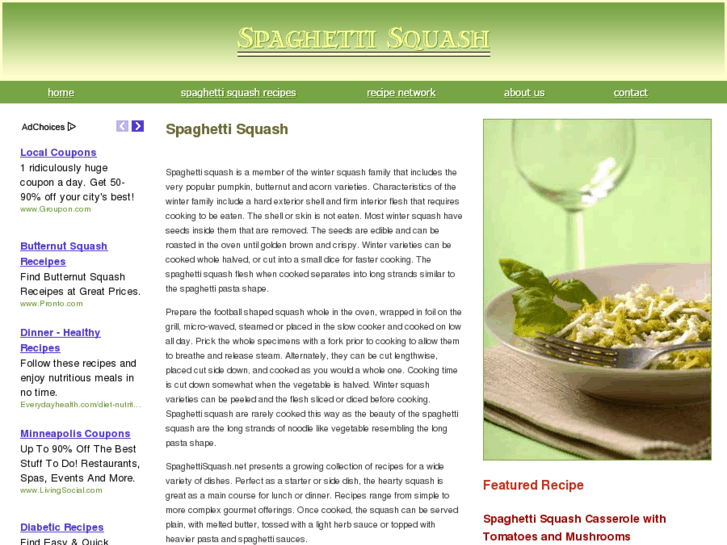 www.spaghettisquash.net