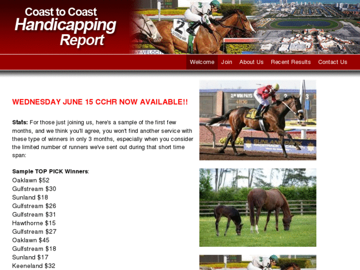 www.coasthorseracing.com