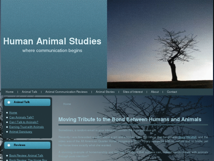 www.humananimalstudies.com