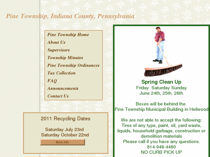 www.pinetownshipindianacounty.com