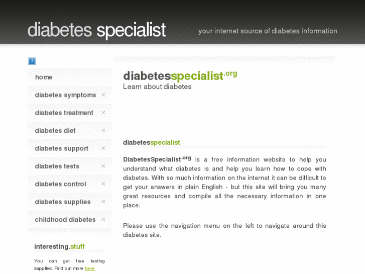 www.diabetesspecialist.org