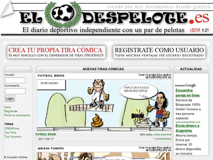 www.eldespelote.es