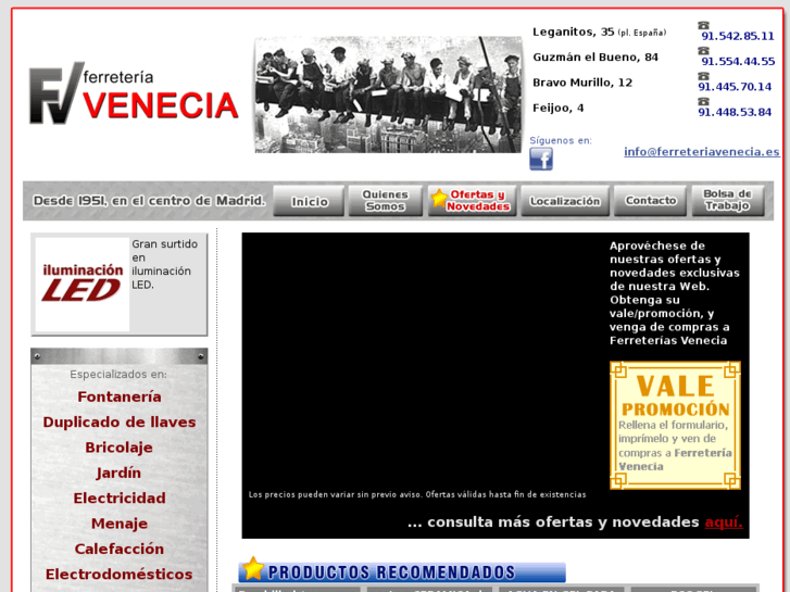 www.ferreteriavenecia.es