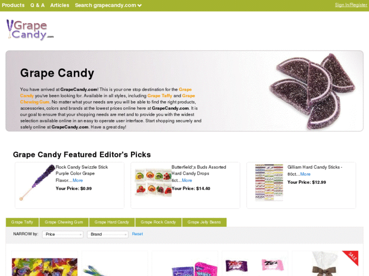 www.grapecandy.com