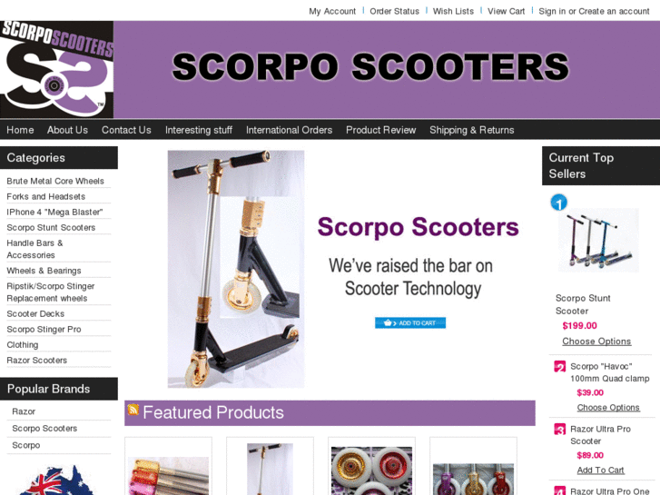 www.scorposcooters.com