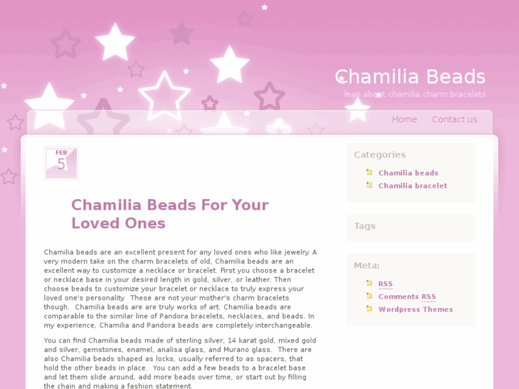 www.sellchamiliabeads.com