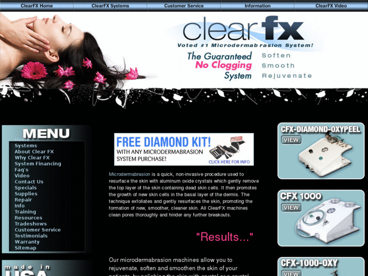 www.clearfxskin.com