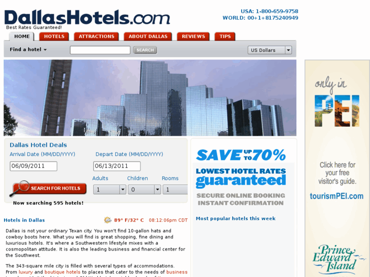 www.dallashotels.com