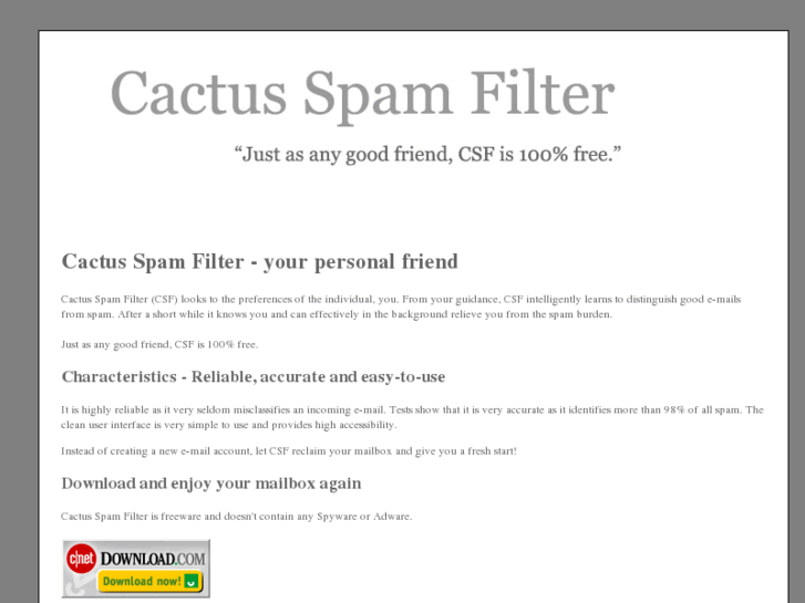 www.free-spam-filter.net