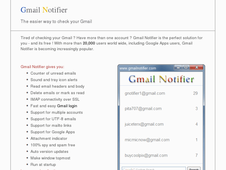 www.gmailnotifier.com