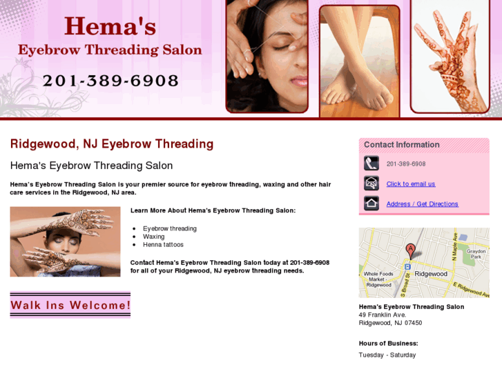 www.hemaseyebrowthreading.com