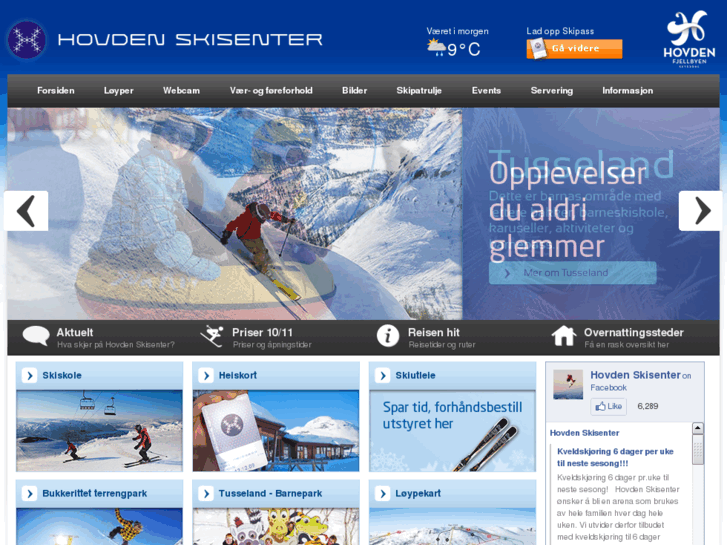 www.hovdenskisenter.no