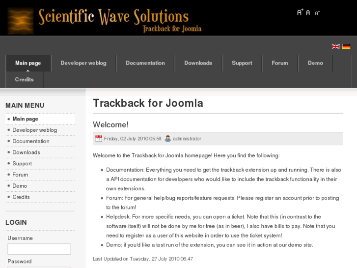 www.jtrackback.info