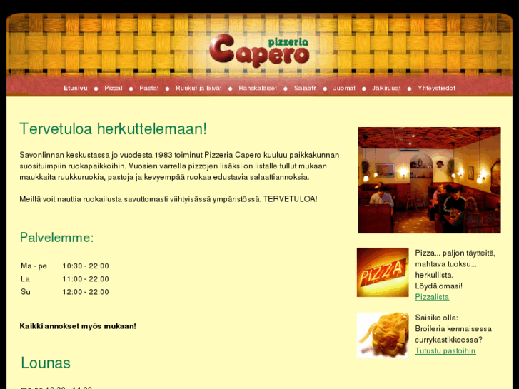 www.pizzeriacapero.net