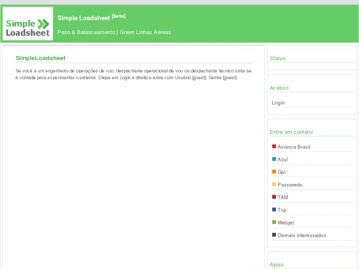 www.simpleloadsheet.com