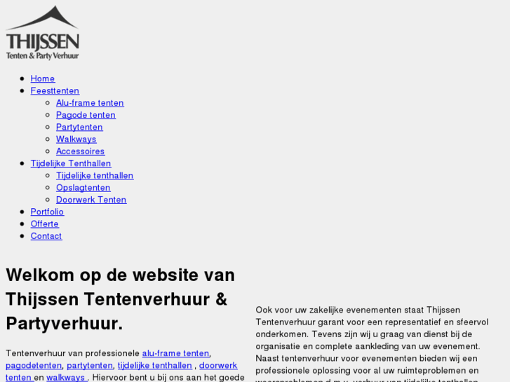 www.thijssen-tentenverhuur.nl