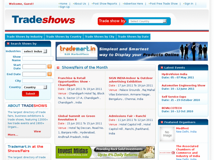 www.tradeshowsinfo.net