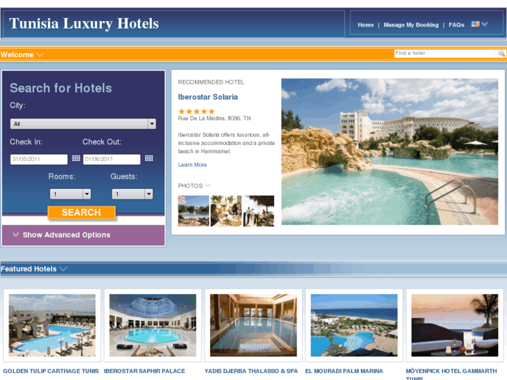 www.tunisialuxuryhotels.com