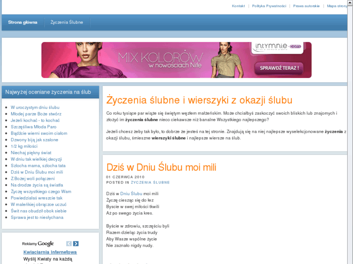 www.zyczeniaslubne.pl