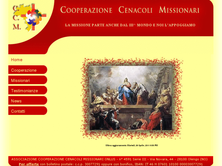 www.cooperazionecenacolimissionari.org