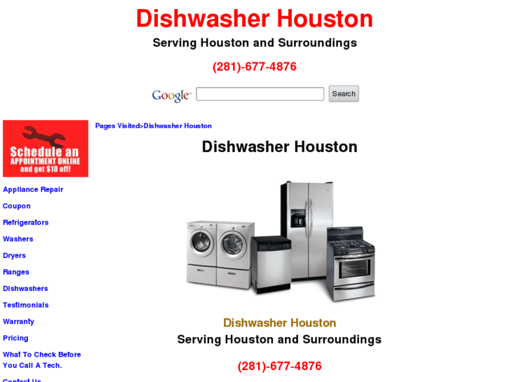 www.dishwasherhouston.com