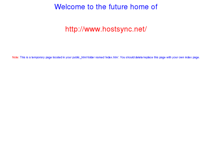 www.hostsync.net