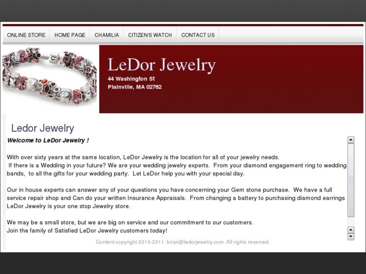 www.ledorjewelry.com