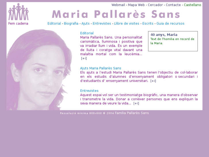 www.mariapallares.org