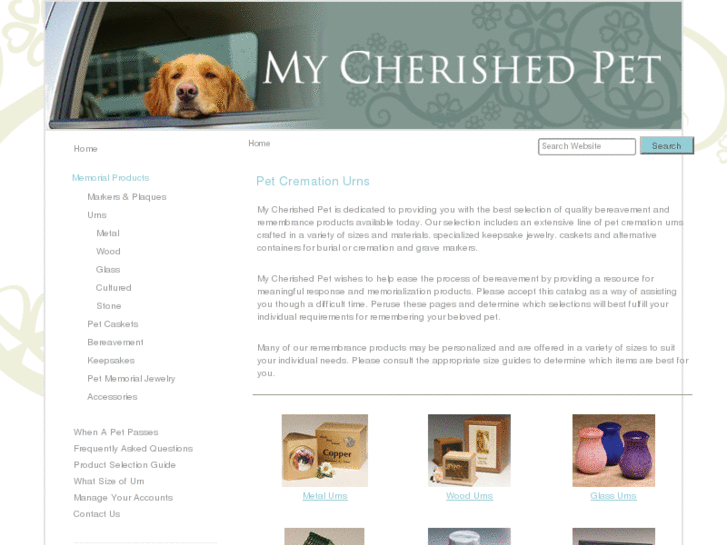 www.mycherishedpet.com