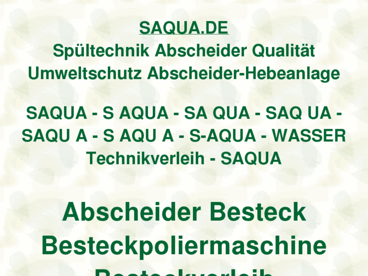 www.saqua.de